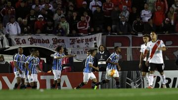 Sigue en vivo online el partido River Plate vs Gremio, ida de la semifinal de Copa Libertadores que se juega hoy en El Monumental a las 21:45 horas en As