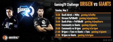 Ya hay fecha para el primer partido entre Origen y Giants