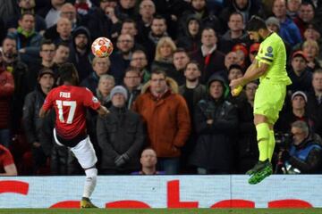 Luis Suárez thought he'd opened the scoring against Manchester United