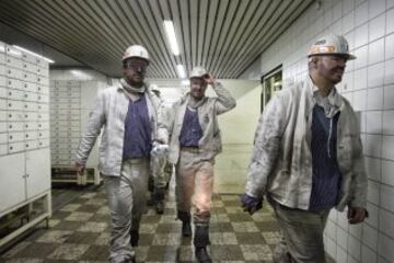 AS compartió una jornada de trabajo a 1200 metros de profundidad con los mineros de Bottrop.