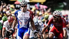 El polémico Démare gana al sprint y Nairo salva una caída