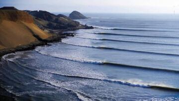 Chicama, la ola más larga del mundo, en Perú