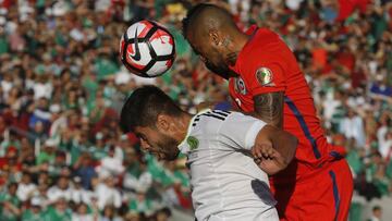 El jugador de la seleccion chilena Arturo Vidal