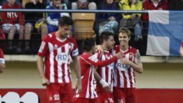 El Girona marcó pero cayó en El Madrigal (4-1).