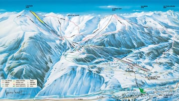 Mapa de pistas Le Seignus, Francia