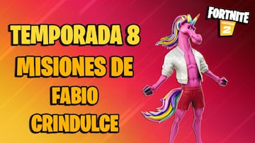 Misiones de Fabio Crindulce en Fortnite Temporada 8; cómo completarlas y sus recompensas