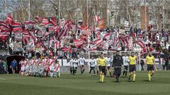 La afici&oacute;n de Vallecas en el Rayo-Elche.