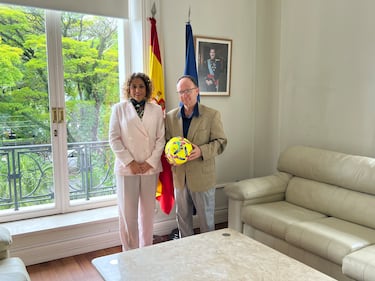 Beatriz Álvarez presencia la final del Campeonato Paulista