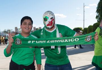El color de la afición en el México vs Trinidad y Tobago