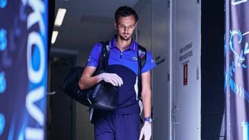 Daniil Medvedev, en el Open de Australia.