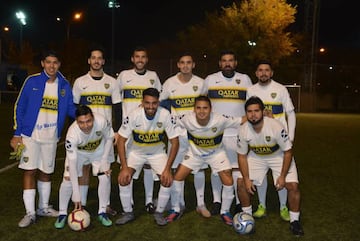 30/11/18 HINCHAS SEGUIDORES PEÑA DE BOCA JUNIORS EN MADRID