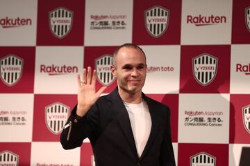 La presentación de Andrés Iniesta con el Vissel Kobe en imágenes