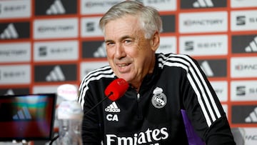 Real Madrid coach Carlo Ancelotti spoke to the media prior to Saturday's Copa del Rey final against Osasuna.