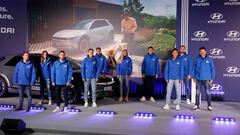 Hyundai entrega los nuevos coches al Atlético de Madrid