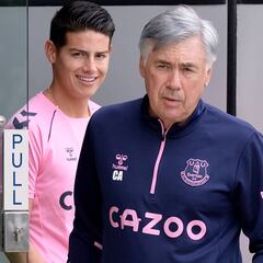 Ancelotti cuenta lo que le pide a James Rodríguez en Everton