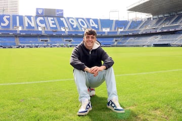 Jokin Gabilondo en La Rosaleda.