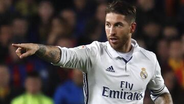 Sergio Ramos: "Un buen centro de Modric para variar y..."