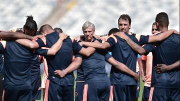 José Pékerman y Néstor Lorenzo en la Selección Colombia