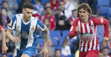 Hermoso, en el Espanyol-Atlético del pasado curso.