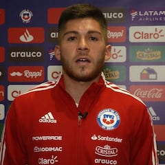 Las primeras palabras de Víctor Méndez como jugador de la Roja