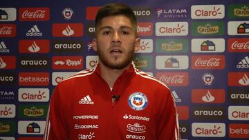 Las primeras palabras de Víctor Méndez como jugador de la Roja