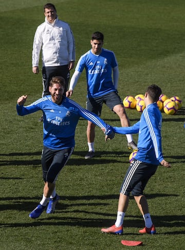 El Madrid entrena pensando en el Girona