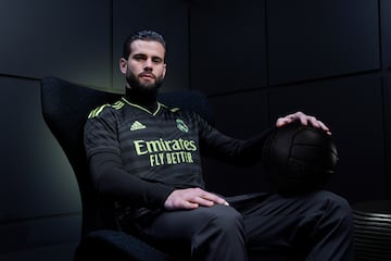 Nacho, en la presentación de la tercera equipación para la temporada 2022-23. 