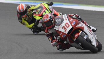 Final precipitado por la lluvia, se estrena Nakagami y Zarco, líder