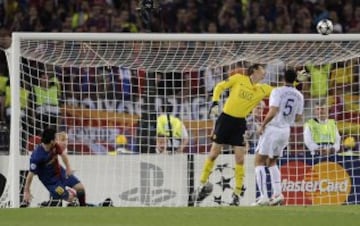 27 de mayo de 2009. La final de la Champions de ese año fue Barcelona-Manchester United en el Olímpico de Roma.
El 2-0 lo anotó Messi.  