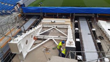 Novedades de las obras del Santiago Bernabéu