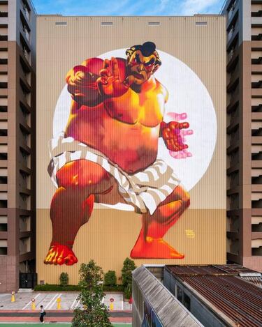 E. Honda de Street Fighter II ya tiene su propio edificio
