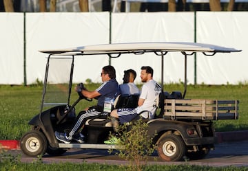 Entrenamiento de Argentina pensando en Croacia