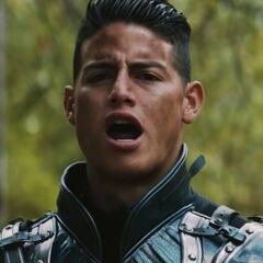 James Rodríguez, convertido en un superhéroe en lucha contra el cáncer infantil