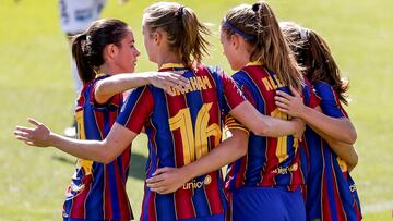 Jugadoras del Barça.