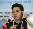 Marcelo Gallardo: "Los halagos de Messi son un lindo elogio"