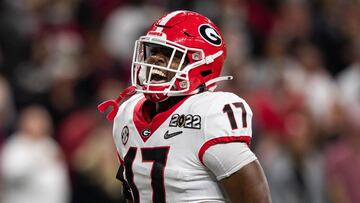 Georgia es la universidad con más linebackers entre los mejores proyectados en 2022, aunque solo uno de ellos sería tomado en la primera ronda del draft.