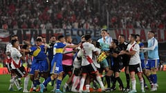 El video más visto de la pelea River-Boca: ¡ojo a la cara de este jugador!