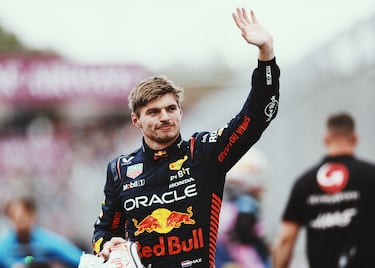 Alegría de Max Verstappen tras conseguir la pole en el Gran Premio de Australia de la Fórmula 1.