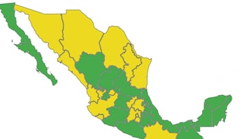 Semáforo COVID en México por estados: así queda el mapa del 21 de febrero al 6 de marzo 2022