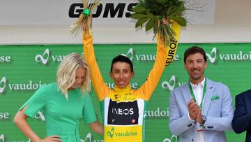 Carthy se exhibe y Bernal est芍 listo para el Tour: gan車 en Suiza