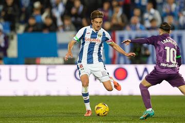 Sergio González, durante el Leganés - Valladolid disputado en Butarque (0-0).