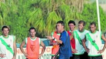 <b>VUELTA AL TRABAJO. </b>Primera sesión de los blanquiverdes.