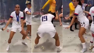 Estados Unidos ganó la Copa Mundial Femenina tras derrotar a Países Bajos y la histórica atacante de USWNT decidió celebrar con un peculiar baile