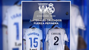 CARTEL LEGANES - REAL MADRID
PRIMERA DIVISION
ENRIC FRANQUESA
DANI CARVAJAL
22.11.24