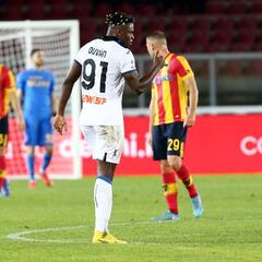Duván corta racha sin marcar, pero Atalanta cae ante Lecce