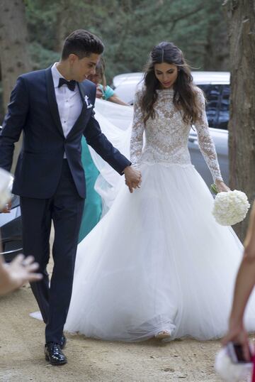 Marc bartra y Melissa han contraído matrimonio en una mansión construida en 1952 en Argentona