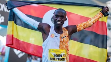 Cheptegei bate el récord mundial de 5k en Mónaco: 12:51