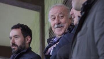 Vicente del Bosque en Atxabalpe.