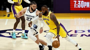 Sigue la retransmisión en directo del cuarto partido de la primera ronda de los playoffs del Oeste entre Lakers y Grizzlies; hoy, a las 04:00, en As.com.