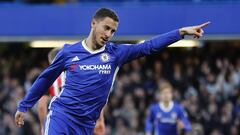 El jugador belga del Chelsea, Eden Hazard, en la agenda del Real Madrid.